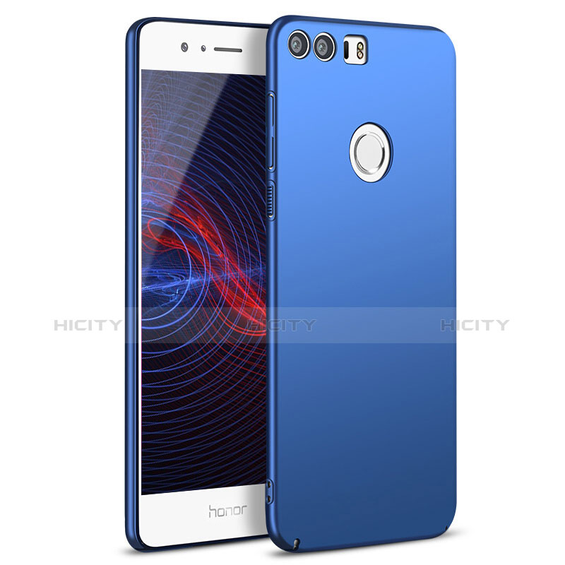 Etui Plastique Rigide Mat M05 pour Huawei Honor 8 Bleu Plus