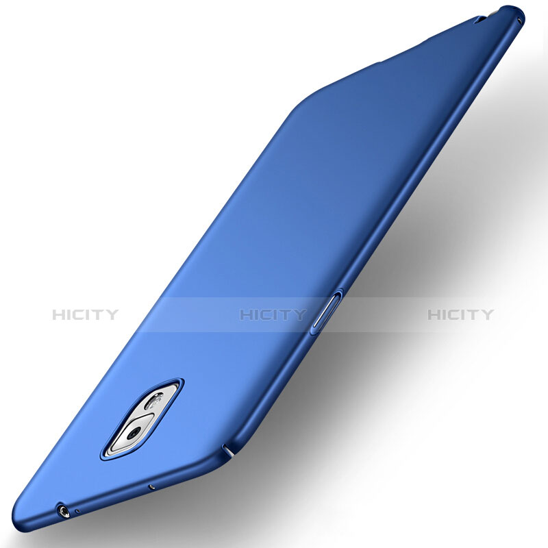 Etui Plastique Rigide Mat M05 pour Samsung Galaxy Note 3 N9000 Bleu Plus