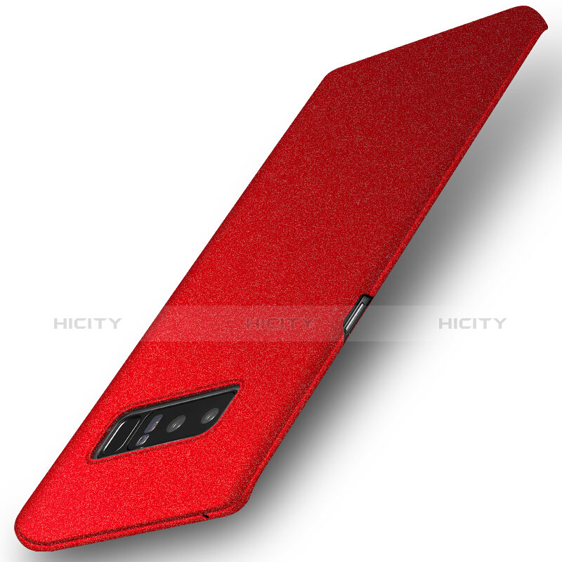 Etui Plastique Rigide Mat M05 pour Samsung Galaxy Note 8 Duos N950F Rouge Plus