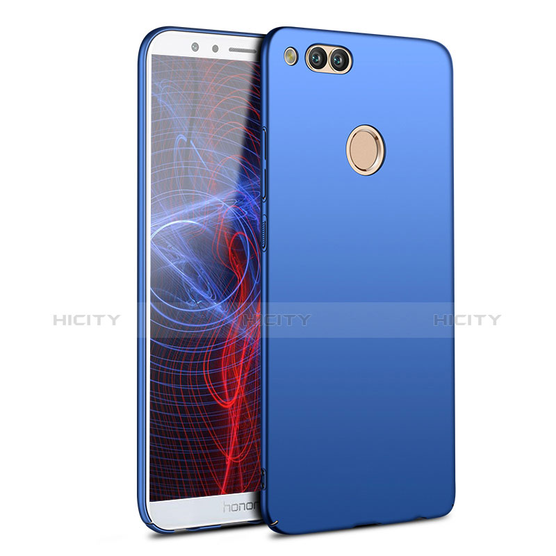 Etui Plastique Rigide Mat M09 pour Huawei Honor 7X Bleu Plus