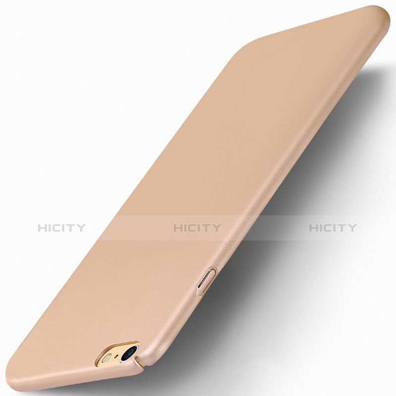 Etui Plastique Rigide Mat P04 pour Apple iPhone 6 Or Plus