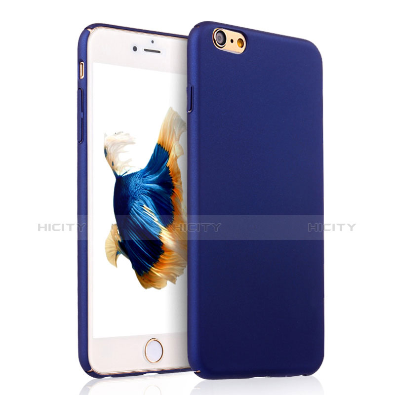 Etui Plastique Rigide Mat pour Apple iPhone 6 Bleu Plus