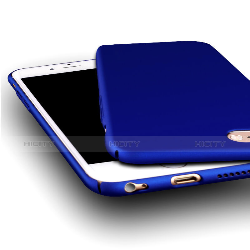 Etui Plastique Rigide Mat pour Apple iPhone 6 Bleu Plus