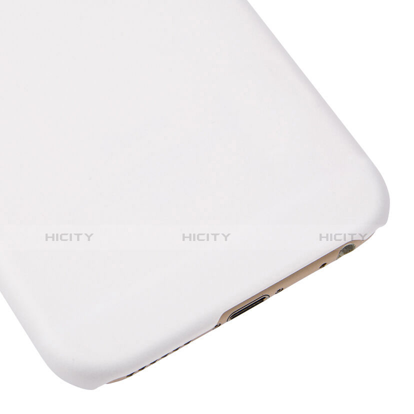 Etui Plastique Rigide Mat pour Apple iPhone 6 Plus Blanc Plus