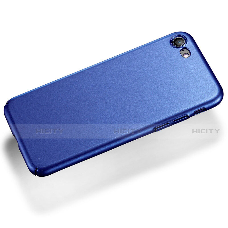 Etui Plastique Rigide Mat pour Apple iPhone SE3 (2022) Bleu Plus