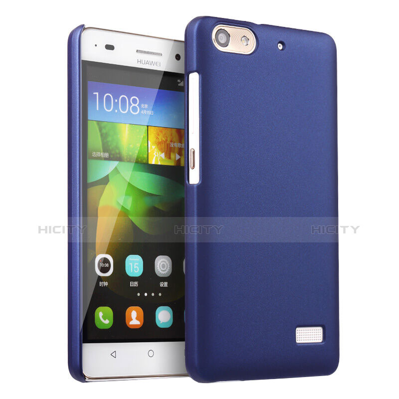 Etui Plastique Rigide Mat pour Huawei G Play Mini Bleu Plus