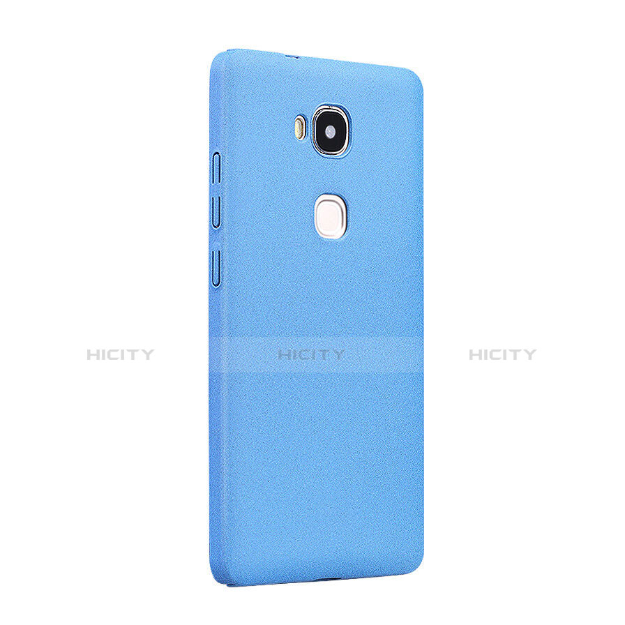 Etui Plastique Rigide Mat pour Huawei GR5 Bleu Ciel Plus