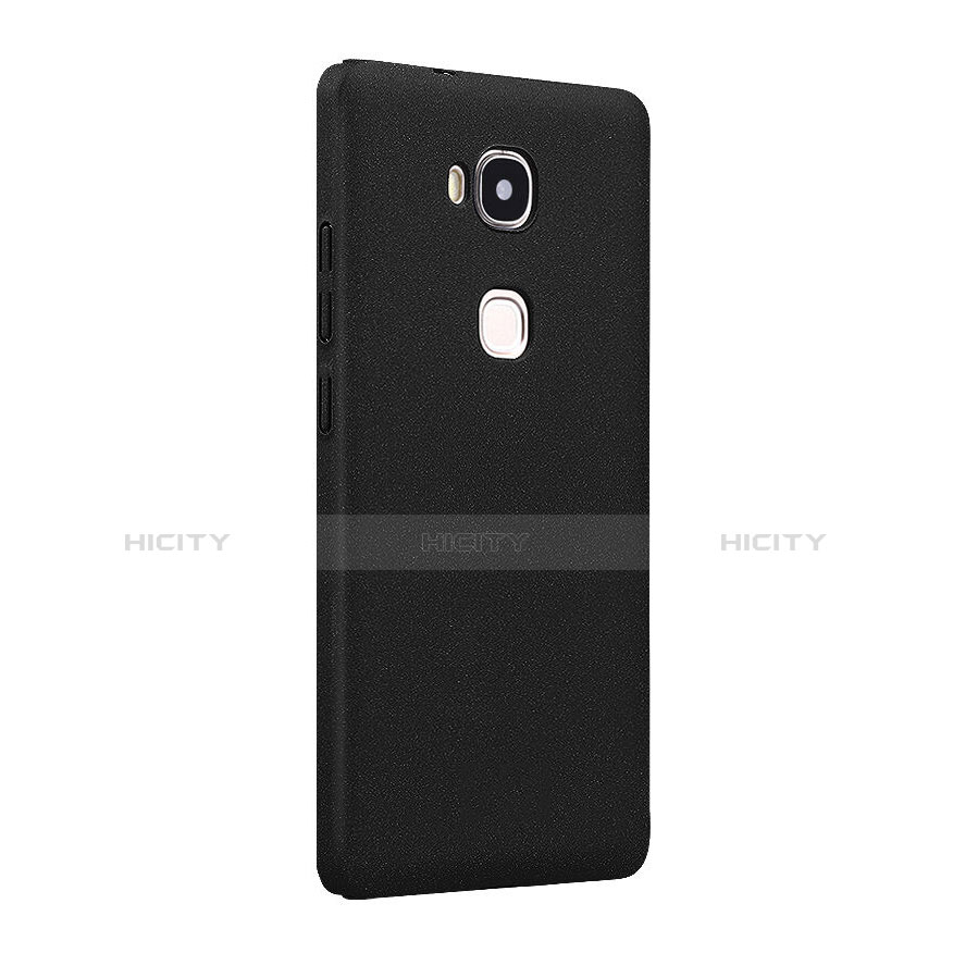 Etui Plastique Rigide Mat pour Huawei Honor 5X Noir Plus