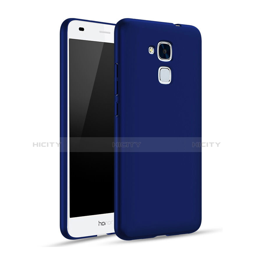 Etui Plastique Rigide Mat pour Huawei Honor 7 Lite Bleu Plus