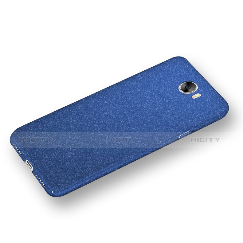 Etui Plastique Rigide Mat pour Huawei Honor Play 5 Bleu Plus