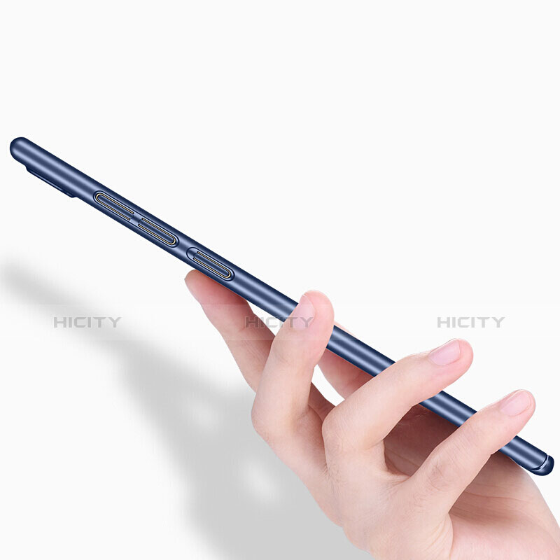 Etui Plastique Rigide Mat pour Huawei Honor V10 Bleu Plus