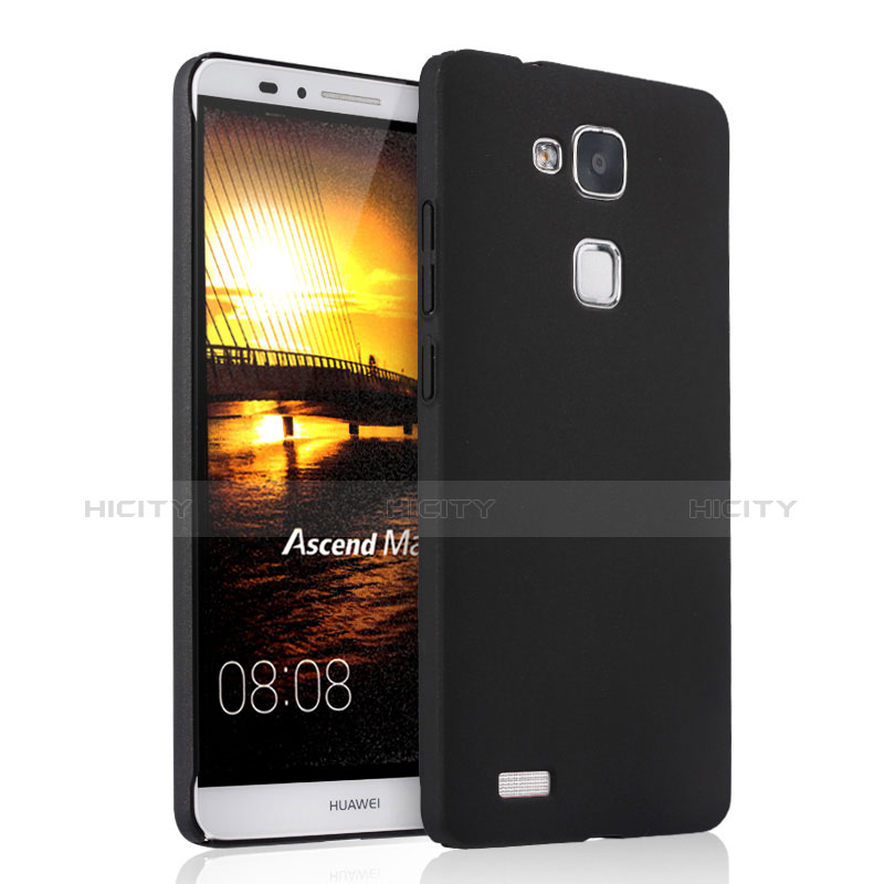 Etui Plastique Rigide Mat pour Huawei Mate 7 Noir Plus