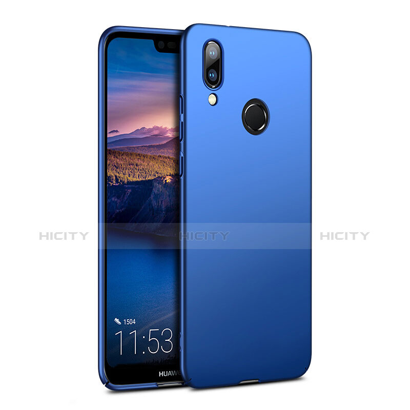 Etui Plastique Rigide Mat pour Huawei Nova 3e Bleu Plus