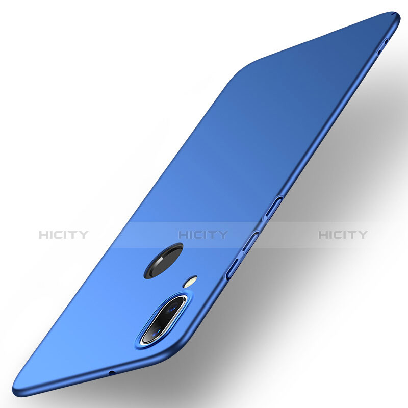 Etui Plastique Rigide Mat pour Huawei P20 Lite Bleu Plus