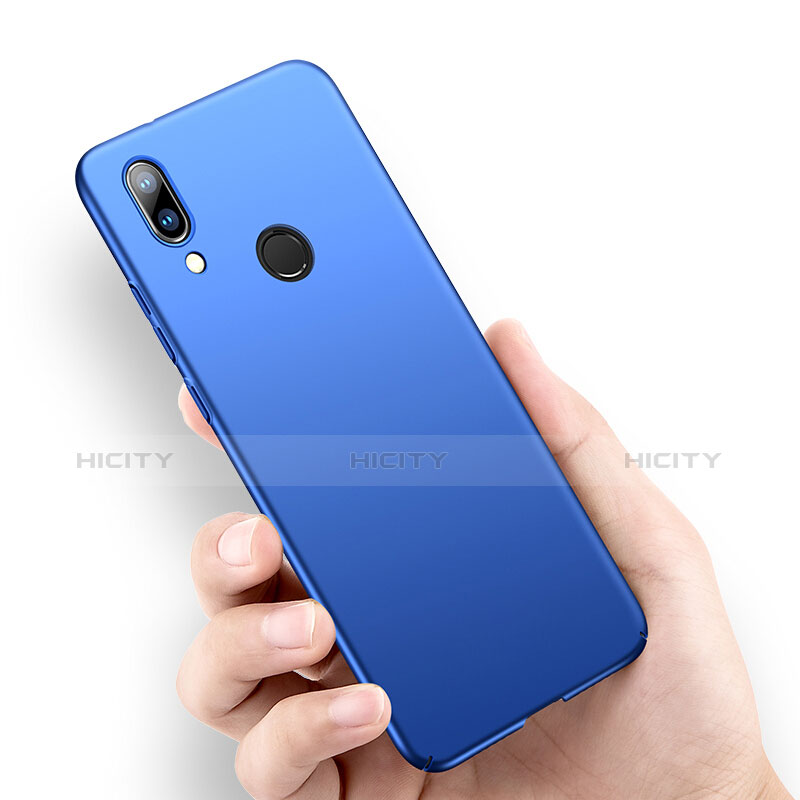 Etui Plastique Rigide Mat pour Huawei P20 Lite Bleu Plus