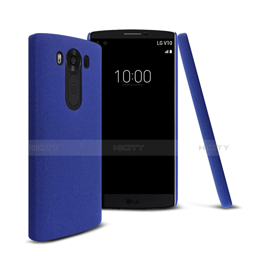 Etui Plastique Rigide Mat pour LG V10 Bleu Plus