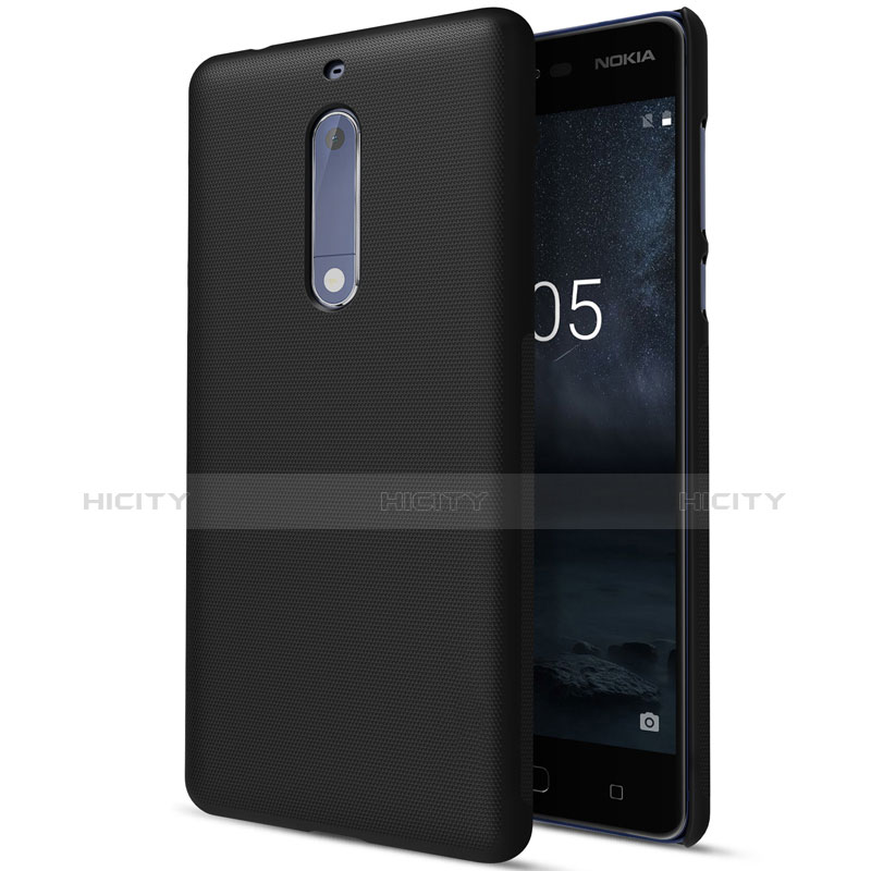 Etui Plastique Rigide Mat pour Nokia 5 Noir Plus