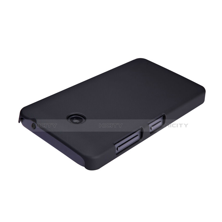 Etui Plastique Rigide Mat pour Nokia Lumia 635 Noir Plus