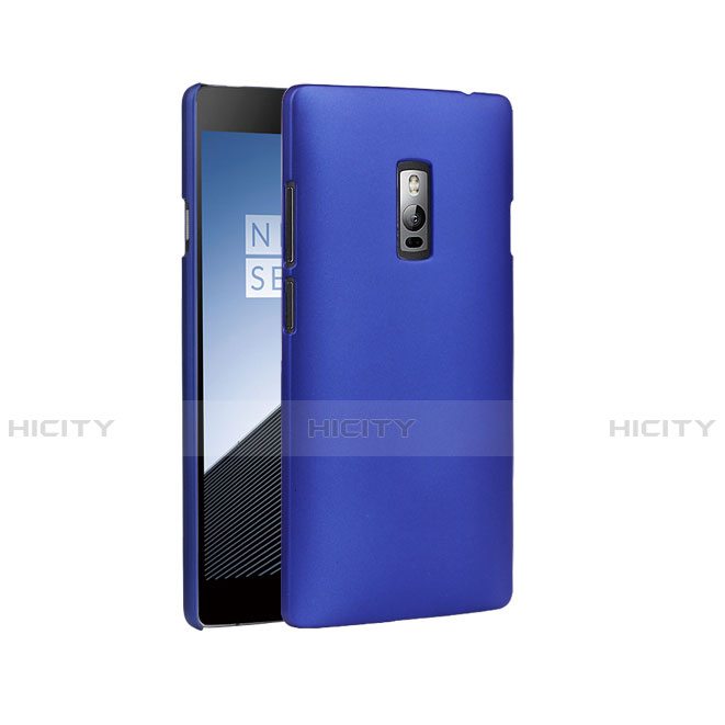 Etui Plastique Rigide Mat pour OnePlus 2 Bleu Plus