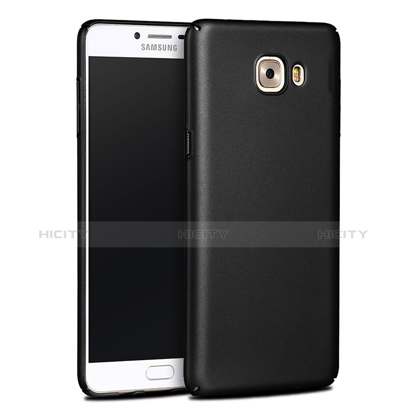 Etui Plastique Rigide Mat pour Samsung Galaxy C9 Pro C9000 Noir Plus