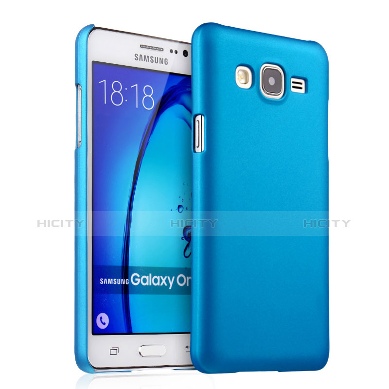 Etui Plastique Rigide Mat pour Samsung Galaxy On5 G550FY Bleu Ciel Plus