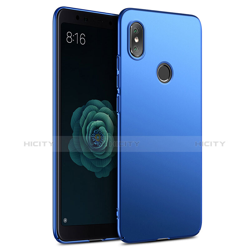 Etui Plastique Rigide Mat pour Xiaomi Mi 6X Bleu Plus