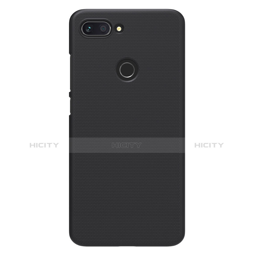 Etui Plastique Rigide Mat pour Xiaomi Mi 8 Lite Noir Plus