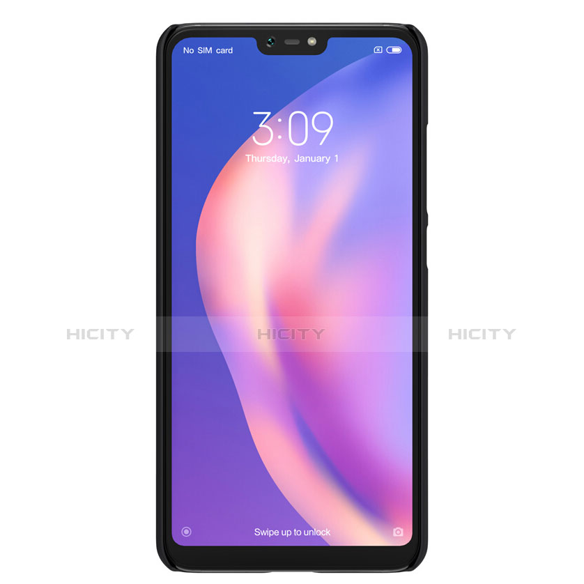 Etui Plastique Rigide Mat pour Xiaomi Mi 8 Lite Noir Plus