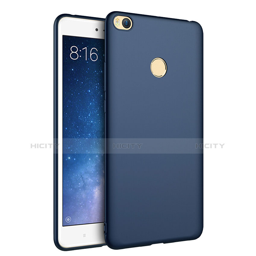 Etui Plastique Rigide Mat pour Xiaomi Mi Max 2 Bleu Plus