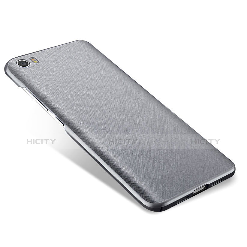 Etui Plastique Rigide Mat Serge pour Xiaomi Mi 5 Argent Plus