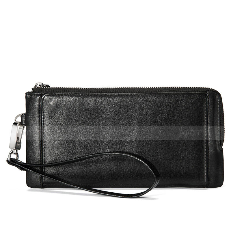 Etui Pochette Cuir Portefeuille Universel Noir Plus