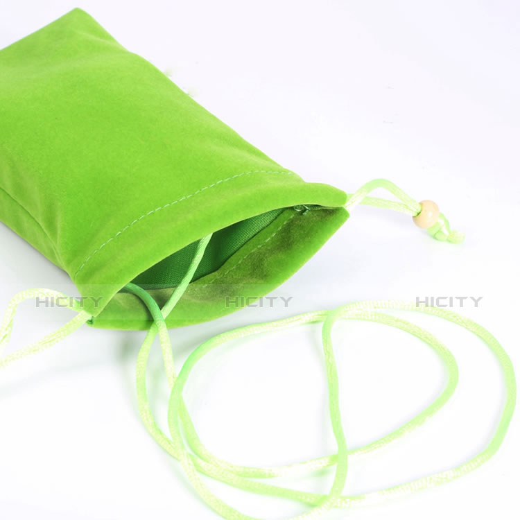 Etui Pochette Velour Universel Vert Plus