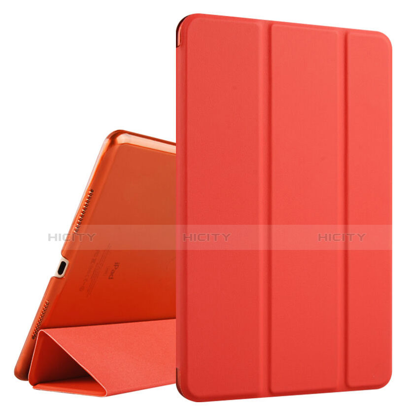 Etui Portefeuille Cuir Bequille pour Apple iPad Pro 9.7 Rouge Plus