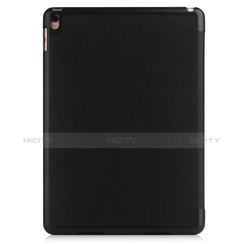 Etui Portefeuille Cuir Mat pour Apple iPad Pro 9.7 Noir Plus