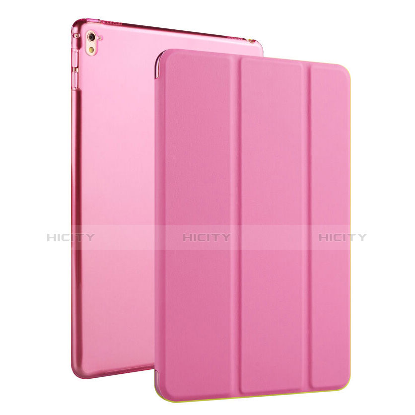 Etui Portefeuille Cuir Stand pour Apple iPad Pro 9.7 Rose Plus