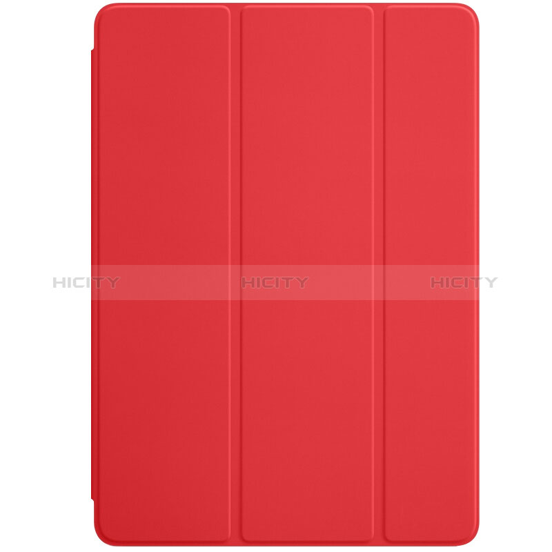 Etui Portefeuille Livre Cuir L01 pour Apple New iPad 9.7 (2018) Rouge Plus