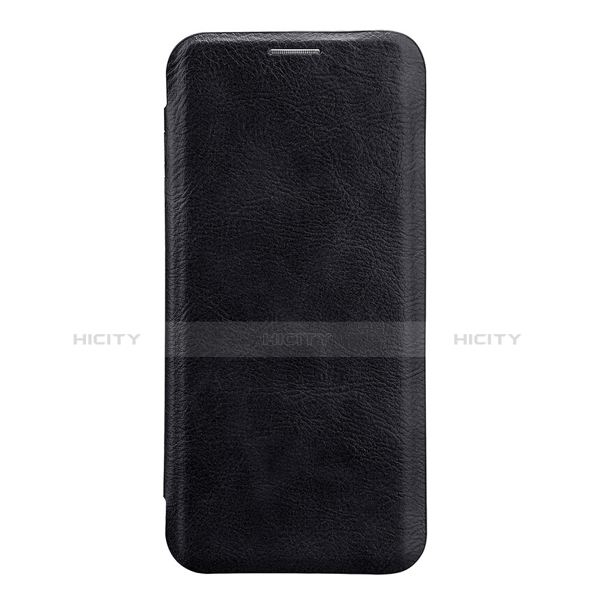 Etui Portefeuille Livre Cuir L01 pour Samsung Galaxy S9 Noir Plus