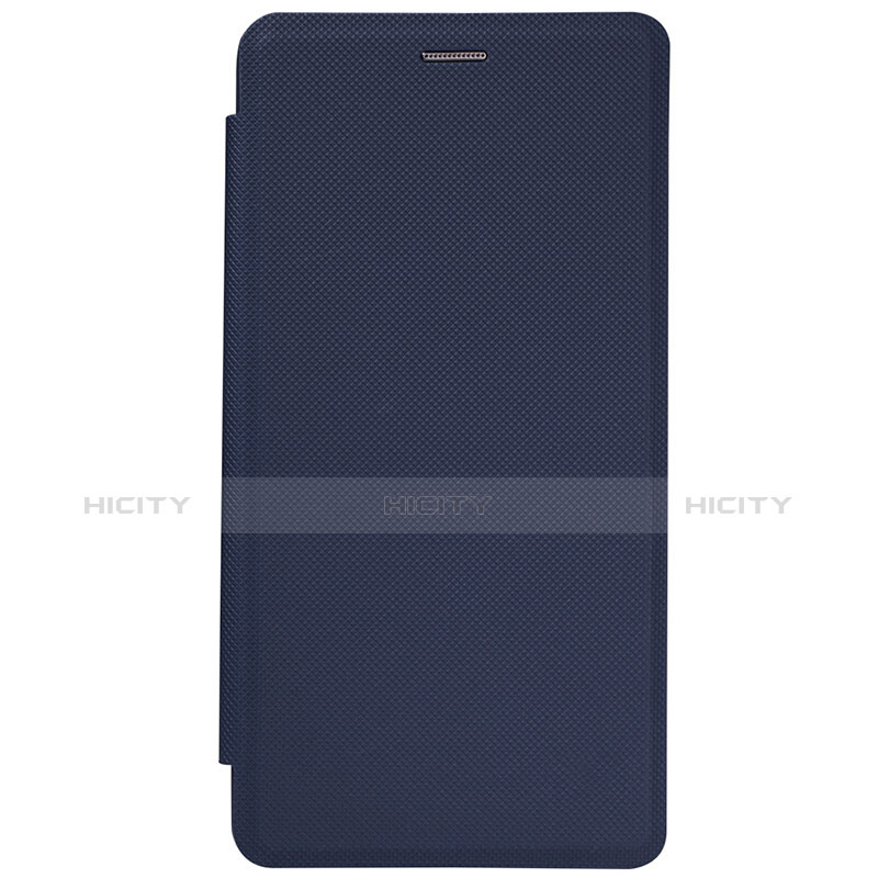 Etui Portefeuille Livre Cuir L01 pour Xiaomi Mi Note Bleu Plus