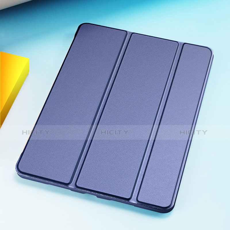 Etui Portefeuille Livre Cuir L03 pour Xiaomi Mi Pad 3 Bleu Plus