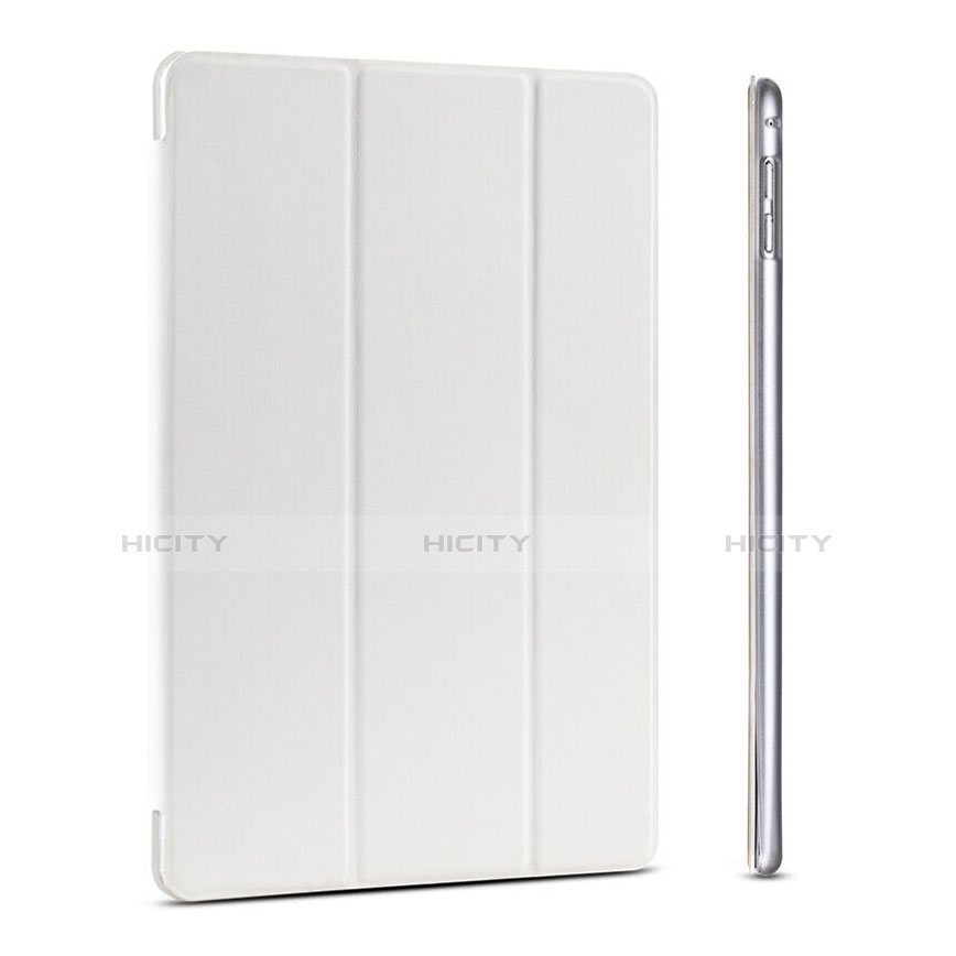 Etui Portefeuille Livre Cuir pour Apple iPad Air 2 Blanc Plus