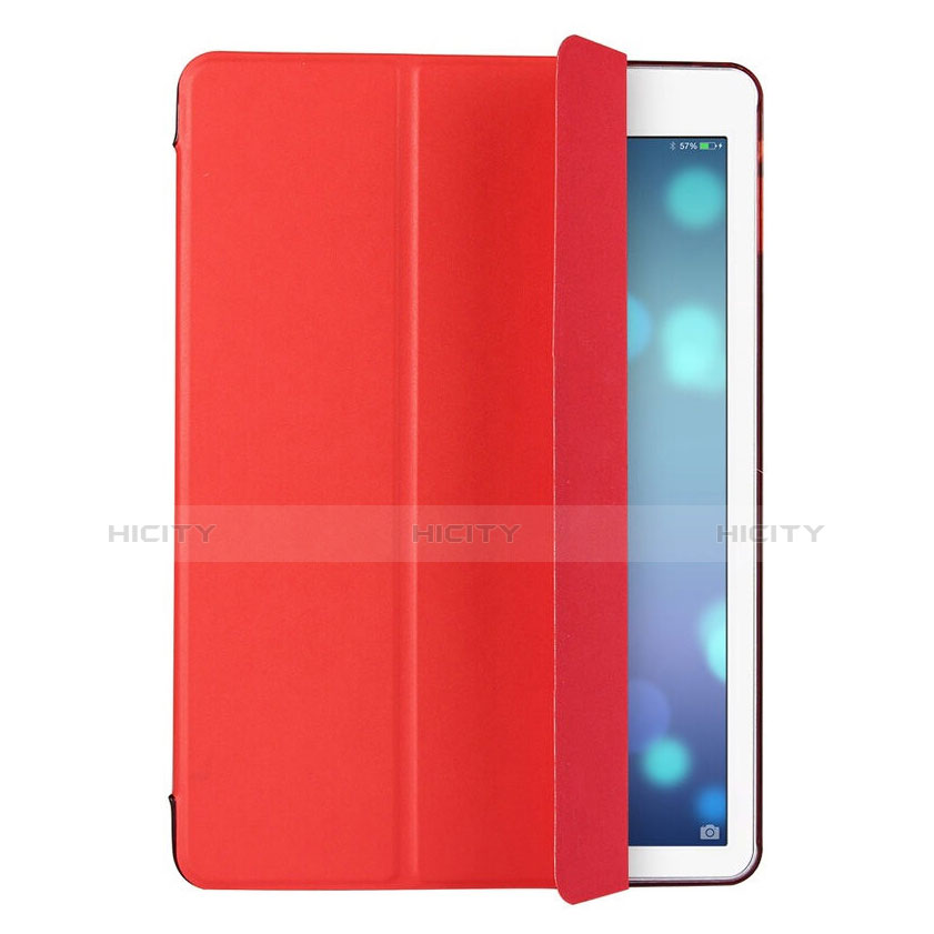 Etui Portefeuille Livre Cuir pour Apple iPad Air Rouge Plus