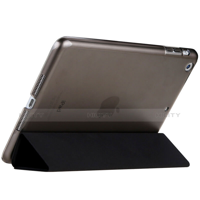 Etui Portefeuille Livre Cuir pour Apple iPad Mini 2 Noir Plus