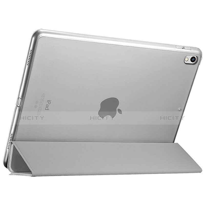 Etui Portefeuille Livre Cuir pour Apple iPad Pro 12.9 (2017) Argent Plus