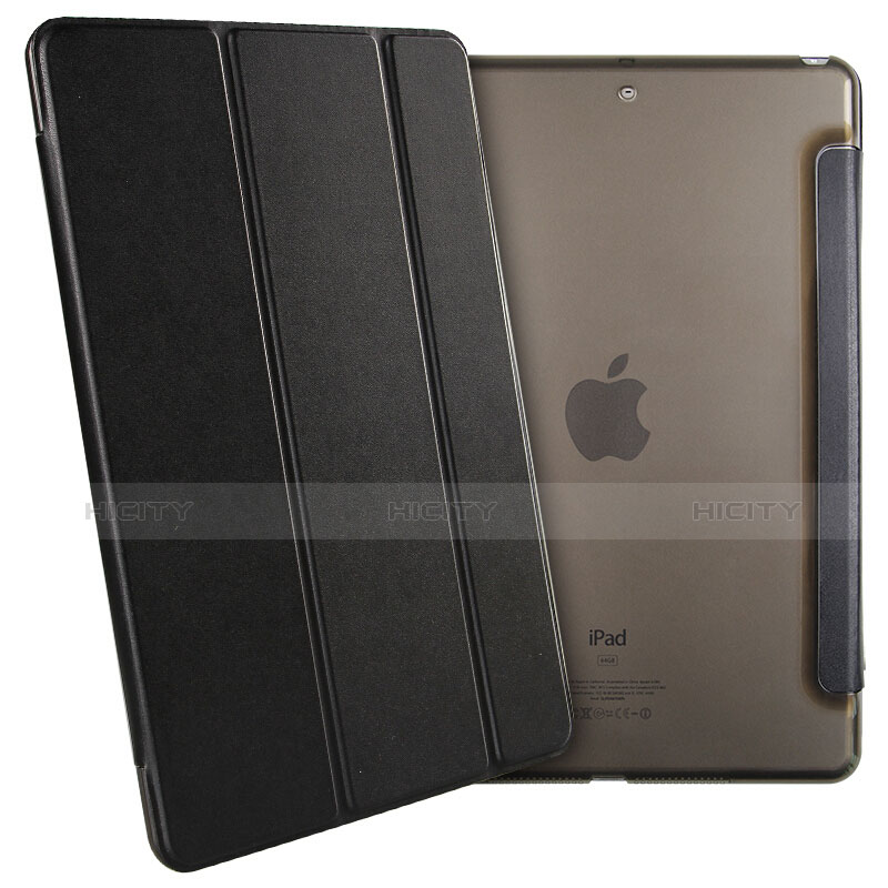 Etui Portefeuille Livre Cuir pour Apple New iPad Pro 9.7 (2017) Noir Plus