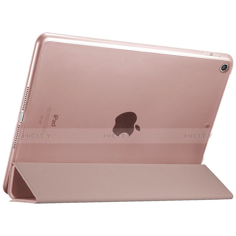 Etui Portefeuille Livre Cuir pour Apple New iPad Pro 9.7 (2017) Or Rose Plus