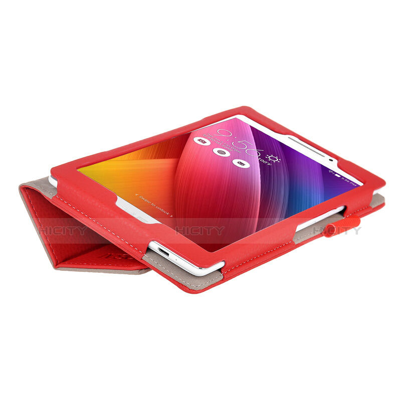 Etui Portefeuille Livre Cuir pour Asus ZenPad C 7.0 Z170CG Rouge Plus