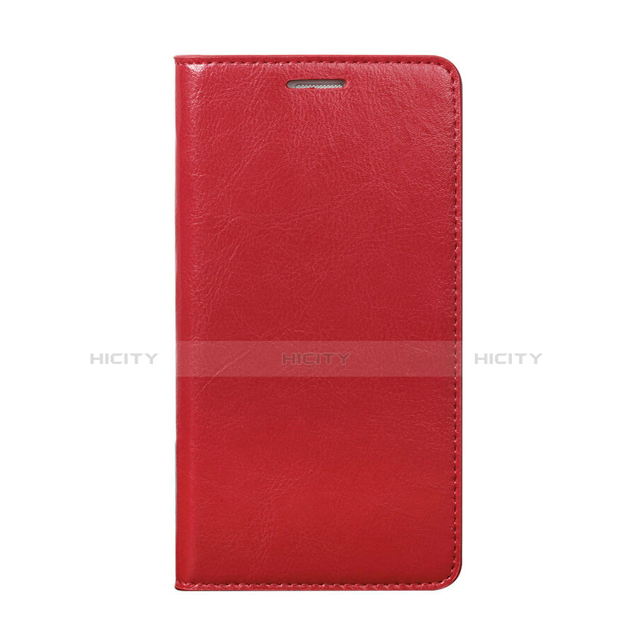 Etui Portefeuille Livre Cuir pour Huawei GR5 Rouge Plus