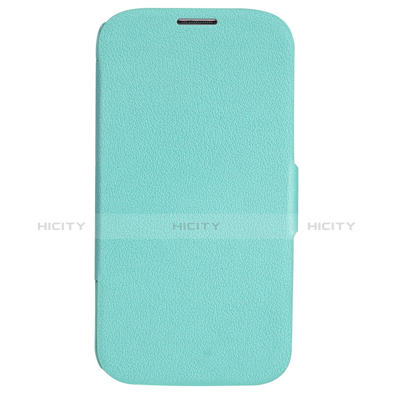 Etui Portefeuille Livre Cuir pour Samsung Galaxy S4 IV Advance i9500 Vert Plus