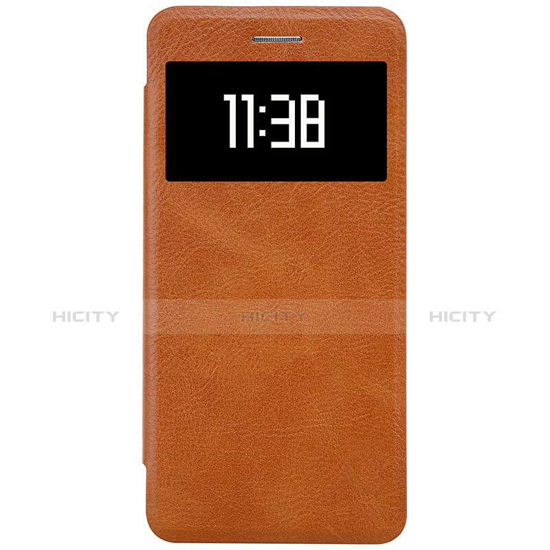 Etui Portefeuille Livre Cuir pour Xiaomi Mi 5S 4G Marron Plus