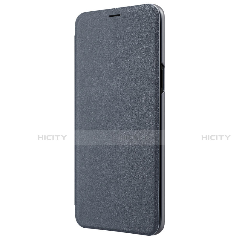 Etui Portefeuille Livre Cuir S01 pour Samsung Galaxy S9 Noir Plus